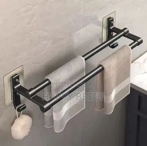 Punch Free Towel Rack