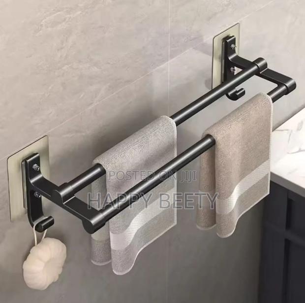 Punch Free Towel Rack