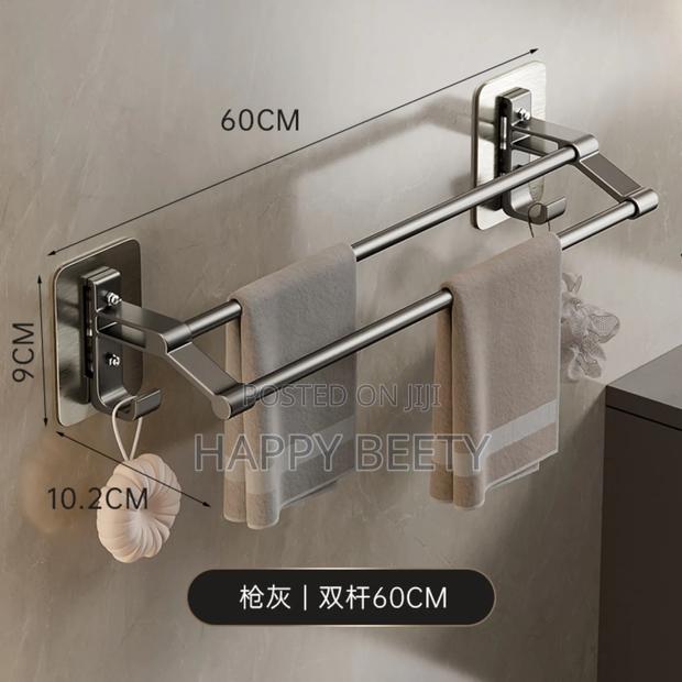 Punch Free Towel Rack - thumbnail 3