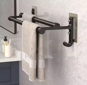 Punch Free Towel Rack