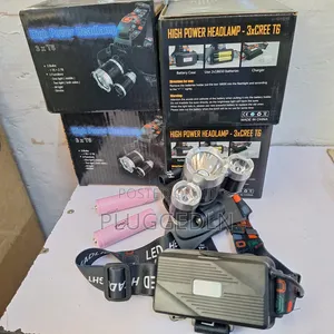 3 Lamps Camping Headlight Rechargeable Led Headlamp/Flashlight.