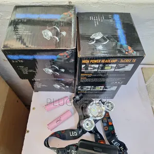 3 Lamps Camping Headlight Rechargeable Led Headlamp/Flashlight.