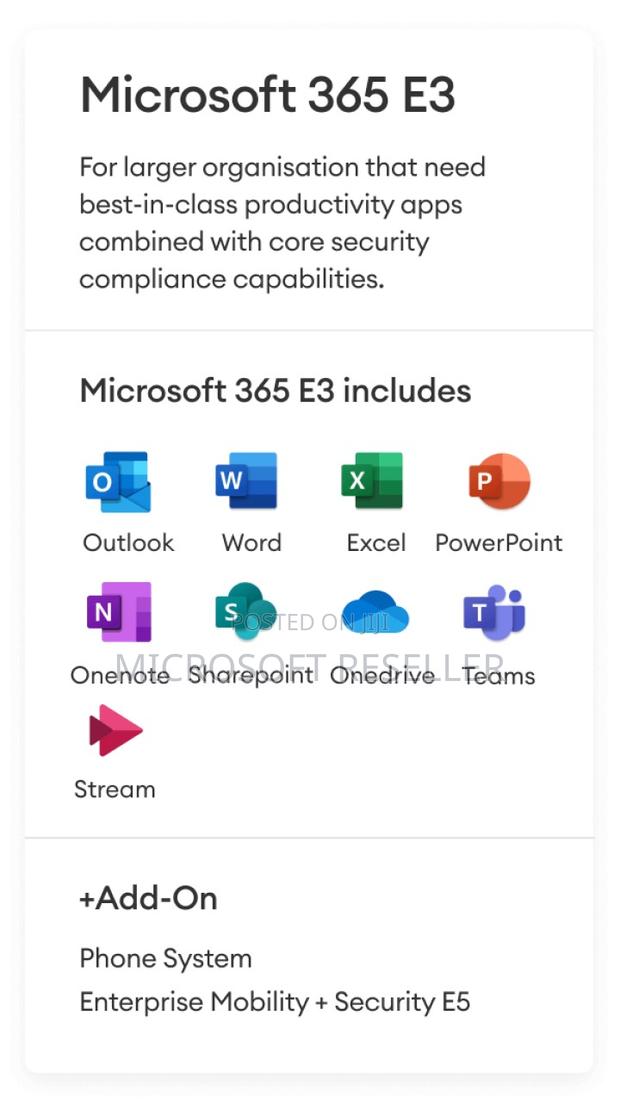 M365 - Microsoft 365 E3 (No Teams)