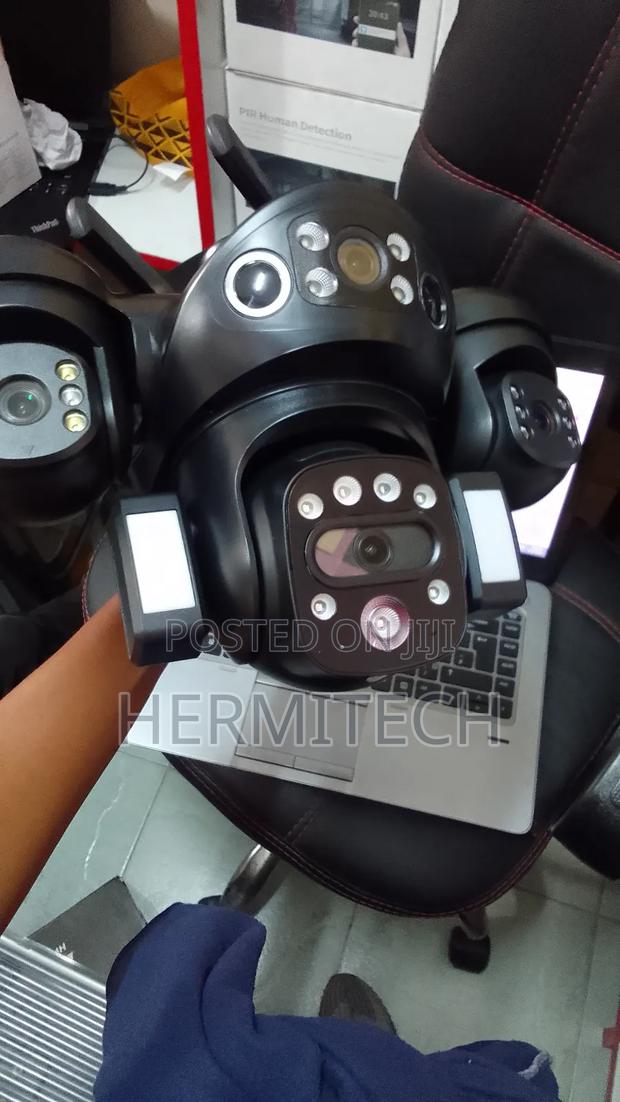 CCTV Quad Lens Smart Net Camera Solar Powered - main view