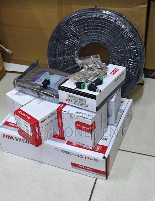 Hikvision 3 1080p Full Hd 2mp CCTV Cameras Full Kit