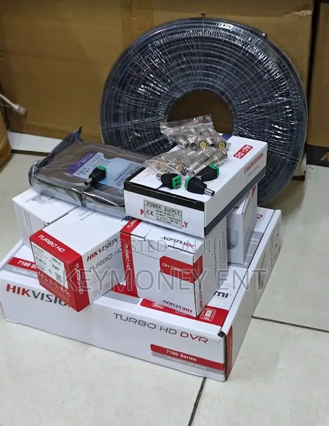Hikvision 3 1080p Full Hd 2mp CCTV Cameras Full Kit