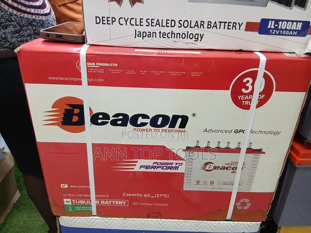 100 Ah Beacon Tall Turbular Battery