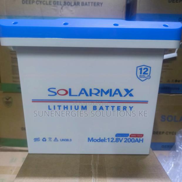 2.56kwh 12v Solarmax Lithium Ion Battery - main view