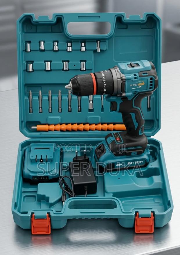 Superstar Powerful 48v Cordless Drill Set. - main view