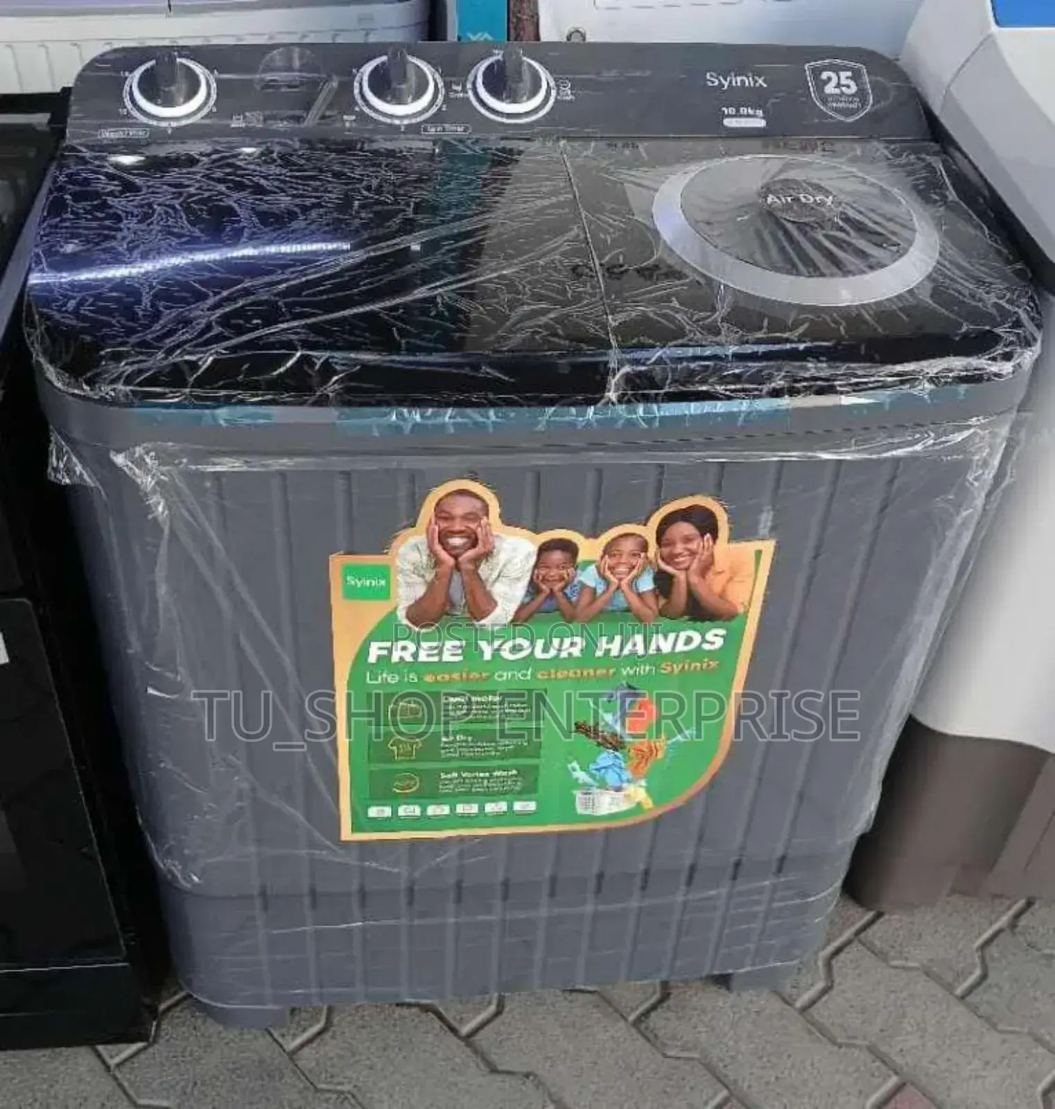 Syinix 10kg Top Load Twin Tub Washing Machine – Powerful Efficient