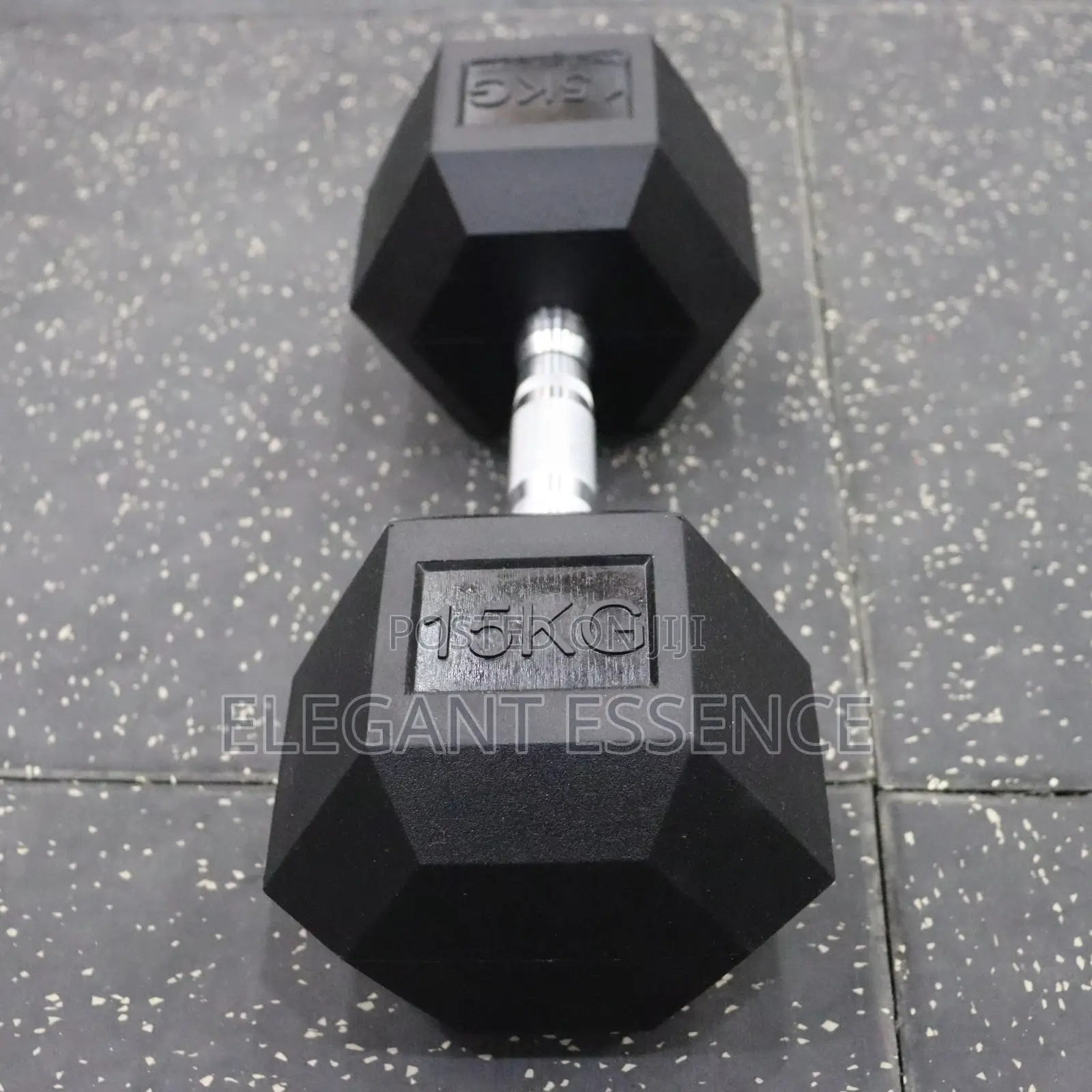 Durable Hexagonal Dumbbell (20kg) – High-Traction Non-Slip Grip
