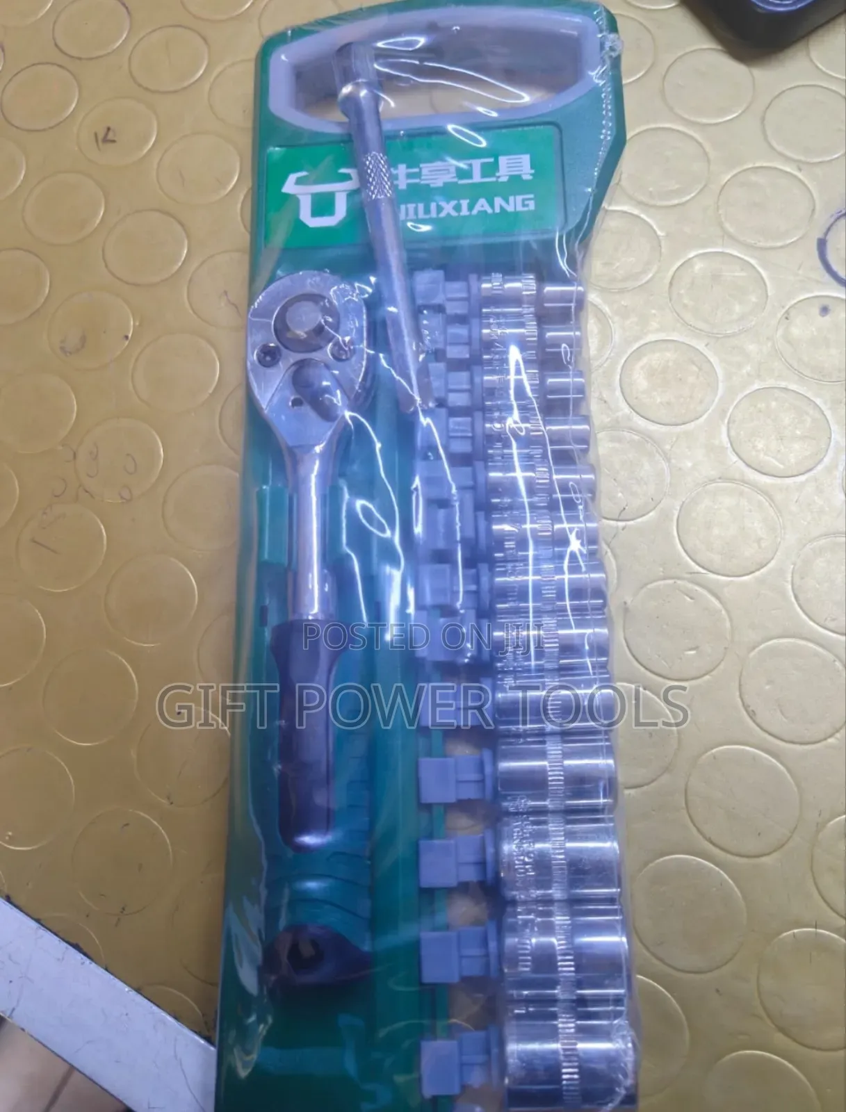 15pcs Socket Set With Handle/Complete Socket Set With 14mm Handle