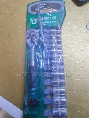 15pcs Socket Set With Handle/Complete Socket Set With 14mm Handle