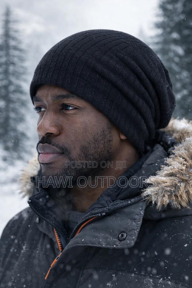 Double Layer Slouch Beanie With Plush Interior - main view
