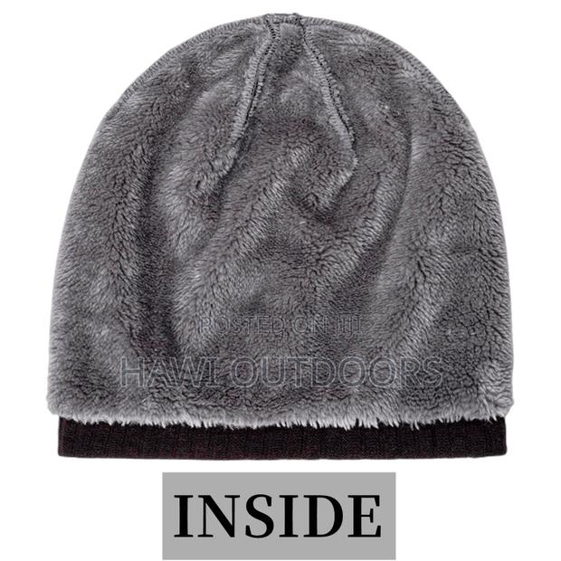 Double Layer Slouch Beanie With Plush Interior - thumbnail 3