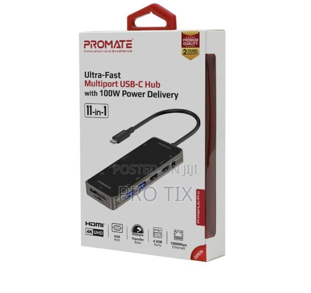 Promate Primehub-Pro Usb-C Hub