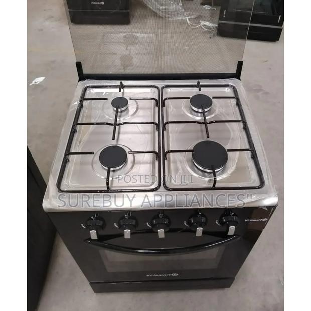 Volsmart 60×60 4-Burner Full Gas Cooker With Gas Oven