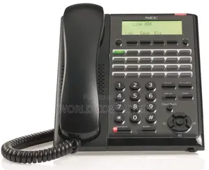 Nec Ip7ww-12txh-B1 Be117451 12 Button Display Speaker Telephone Black
