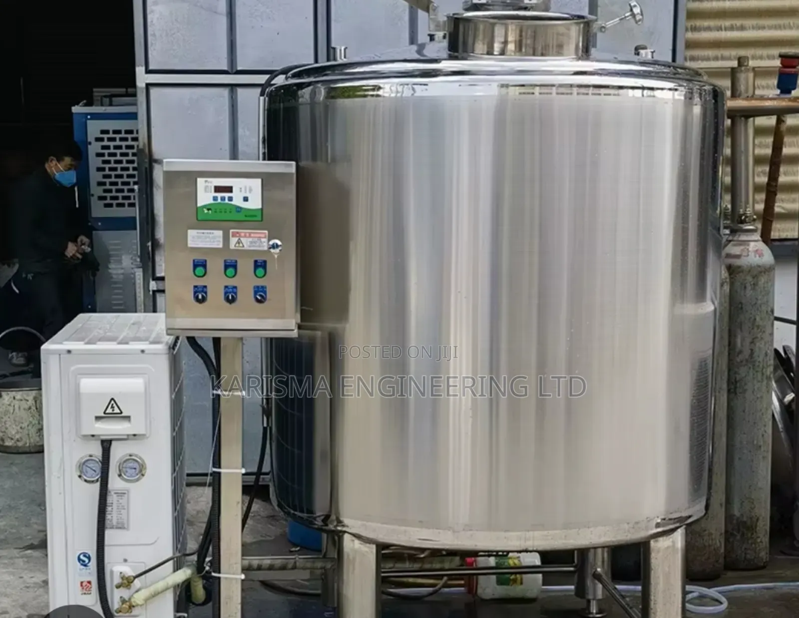 Stainless Steel Milk Cooling Tank,