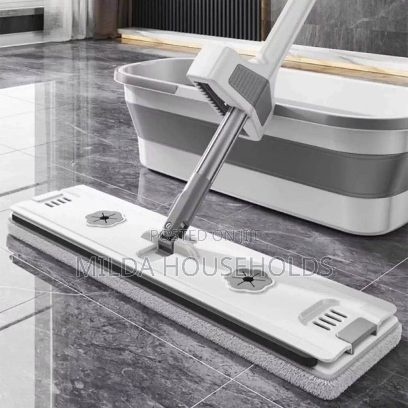 Bucket Mop Household Flat Mops Hand-Free