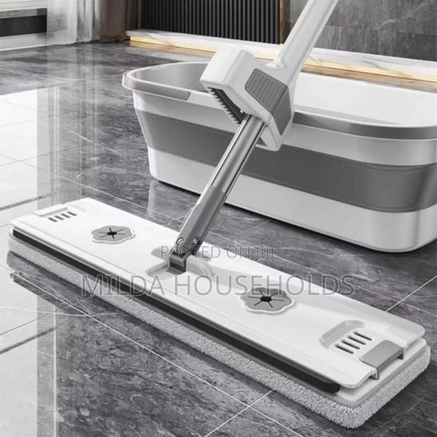 Bucket Mop Household Flat Mops Hand-Free