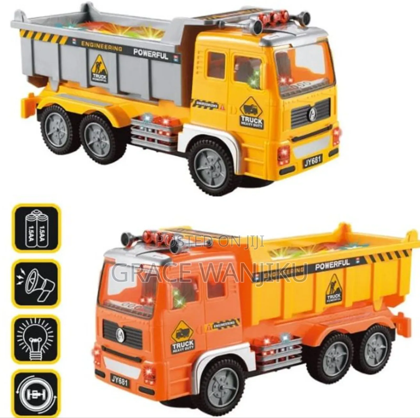 Construction Truck With Music and Lights