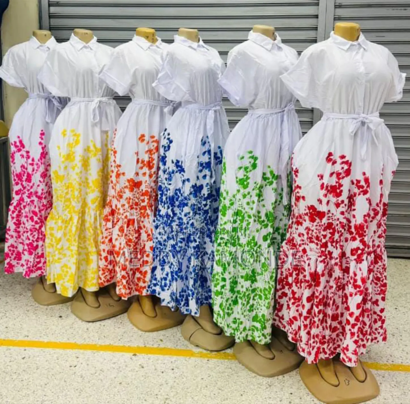 White Floral Sunny Dresses