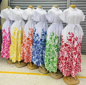 White Floral Sunny Dresses
