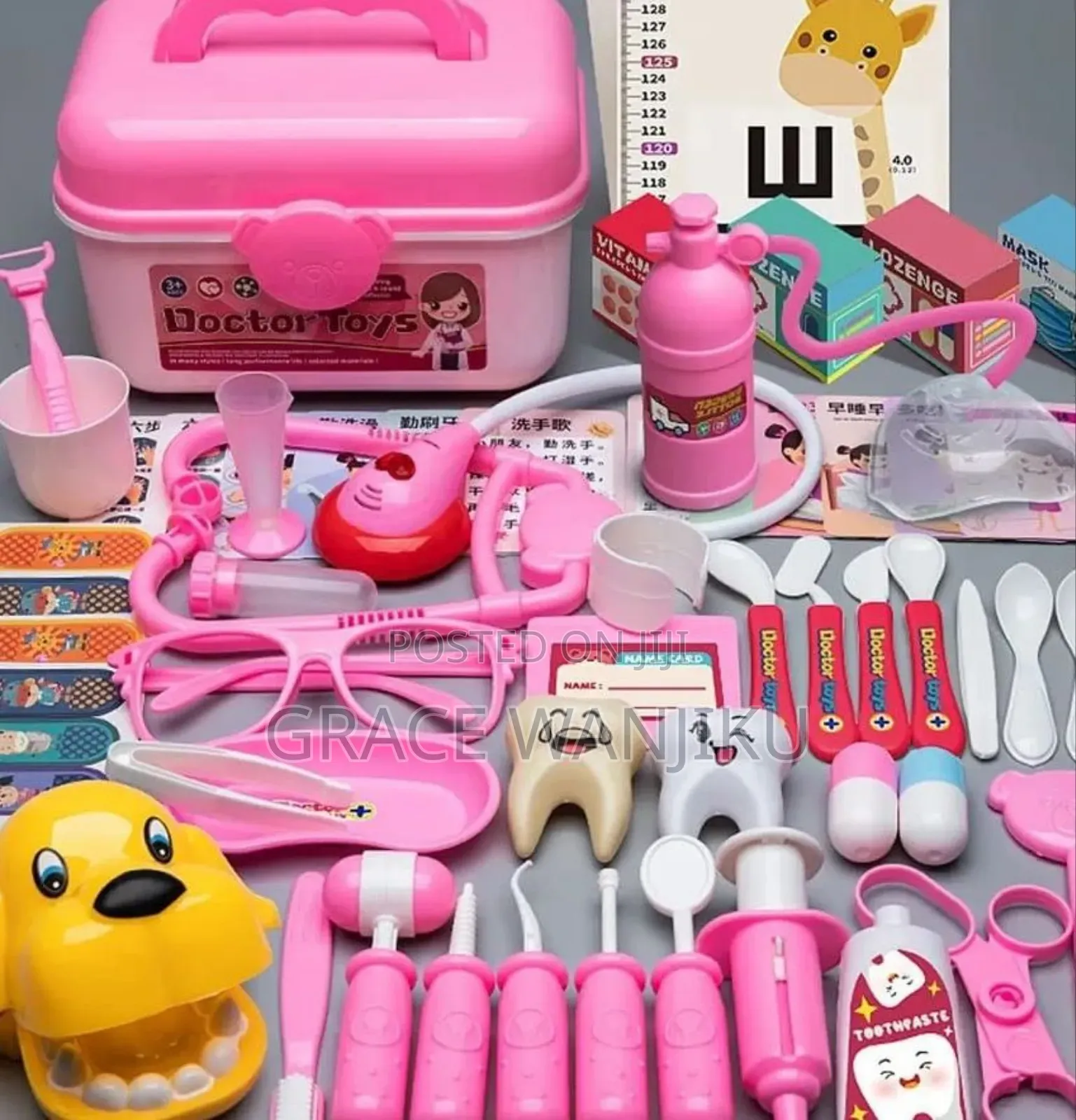 Doctor Playset Medical Kit Contains Children's Injections