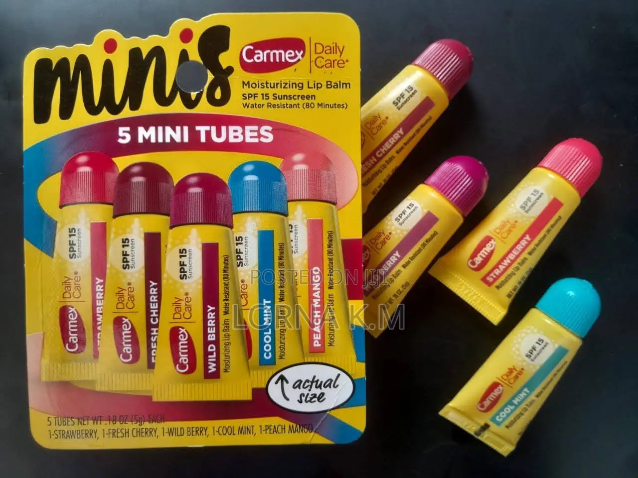 Carmex SPF 15 Lip Balm - Value Pack (5 Assorted Flavours)
