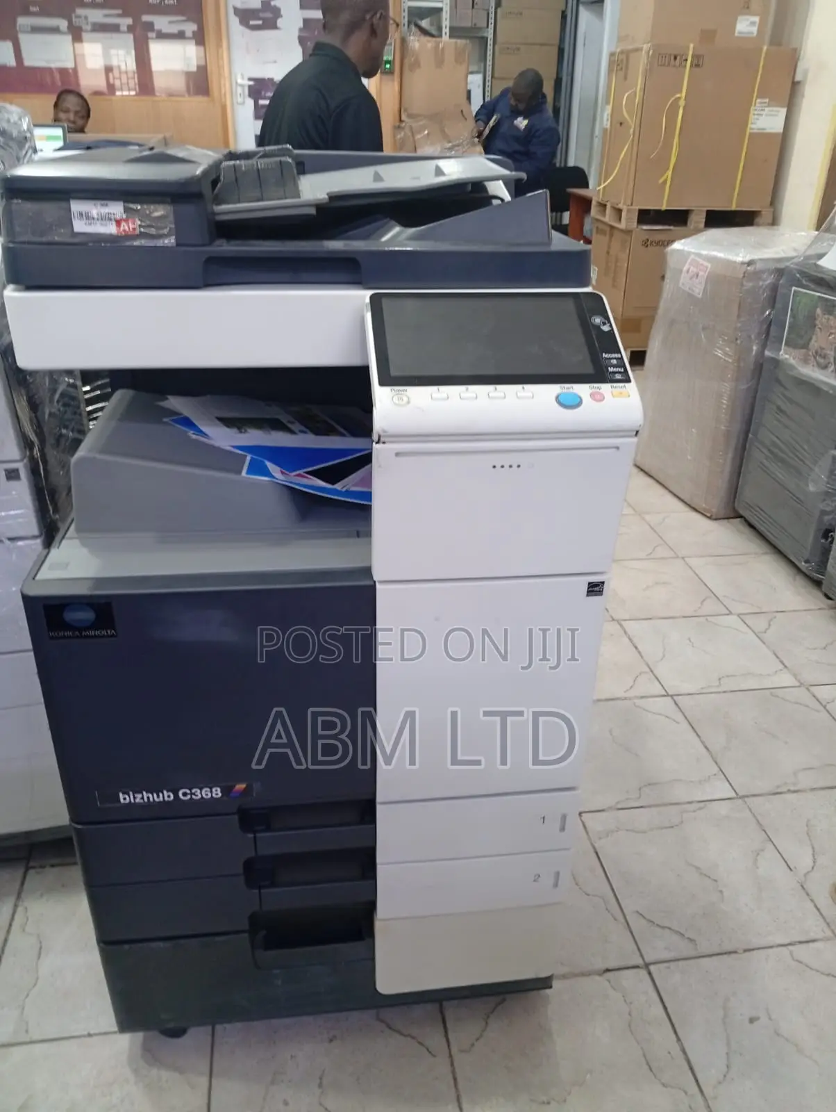 Konica Minolta C368 With a Re Designed More Intuitive Interface