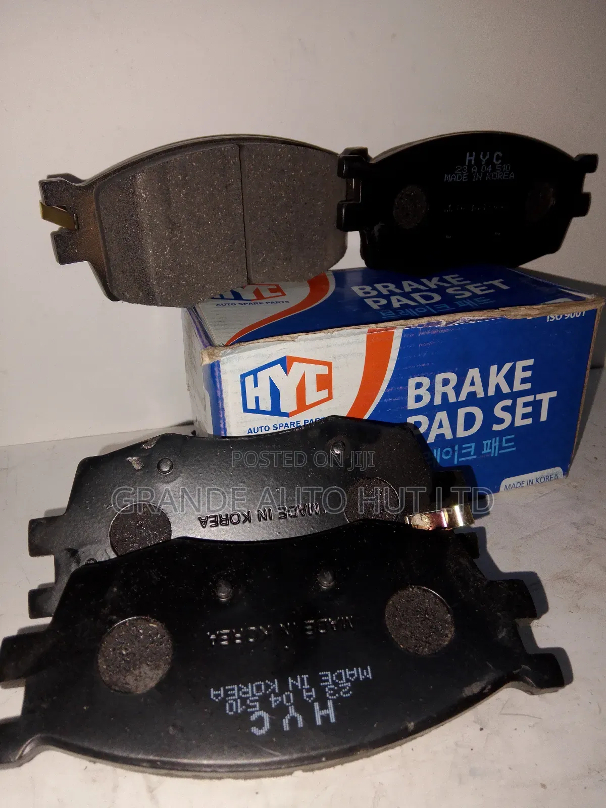 Front Brake Pads Kia Rio 2005 (Hyc Brand)