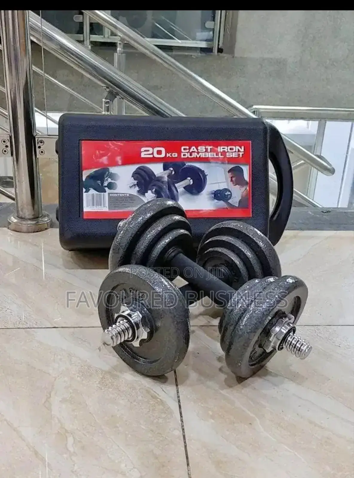 New Affordable Chrome Bells 20kg With Case/20kg Chrome Dumbbells