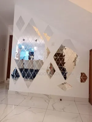 Diamond Shaped Acrylic Wall Mirrors