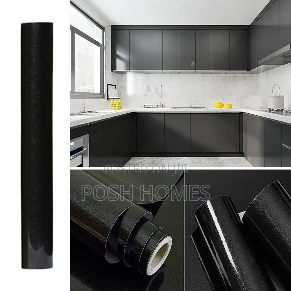 Countertop Black Contact Papers