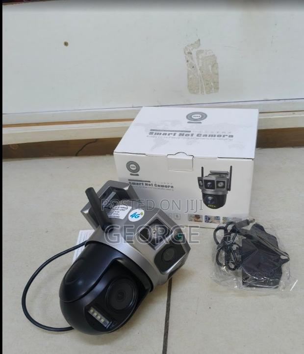 4g Dual Lens Wireless Ptz V380pro Cctv Camera 4mp Security Camera
