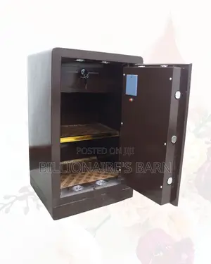 Fireproof Biometric Safe 80 Kg Large Capacity Plus Electronic Keypad