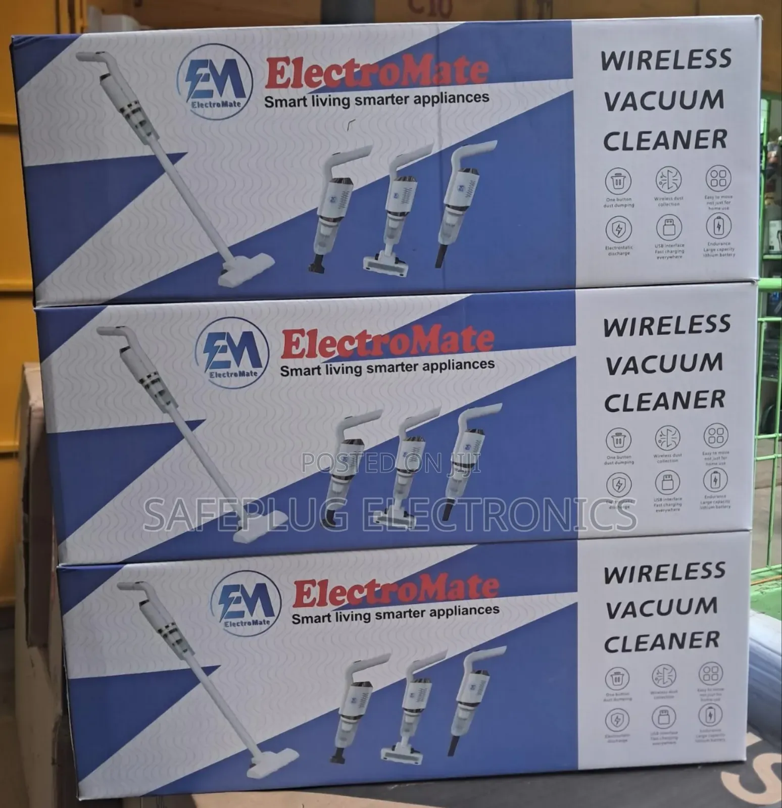 Electromate Rechargeable Home Car Vacuum Cleaner