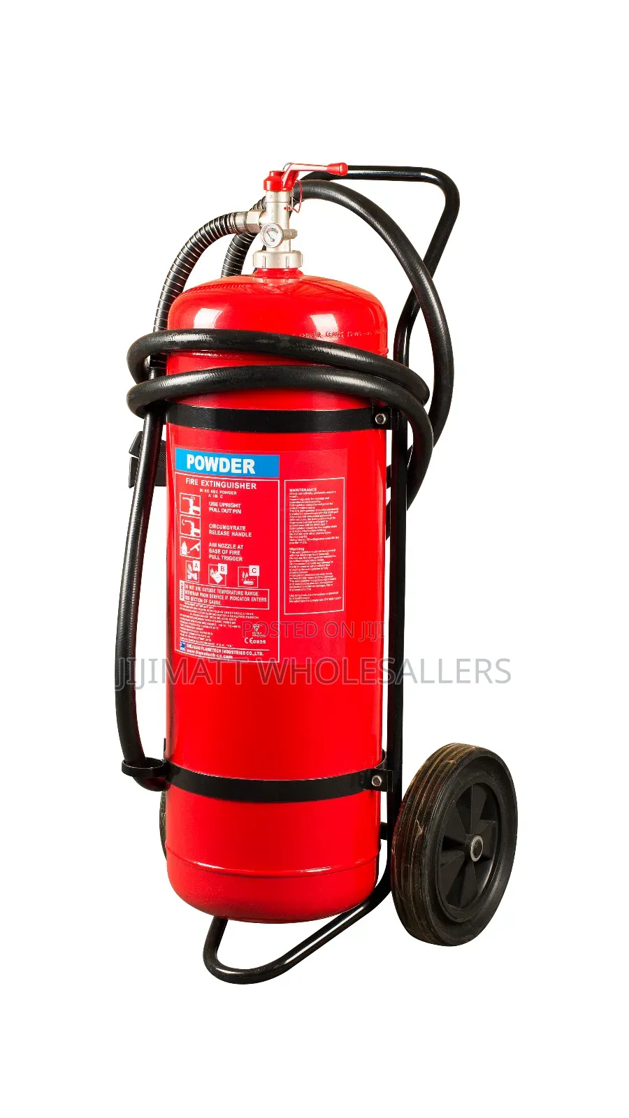 Trolley Fire Extinguisher 50 Kg Dcp Trolley