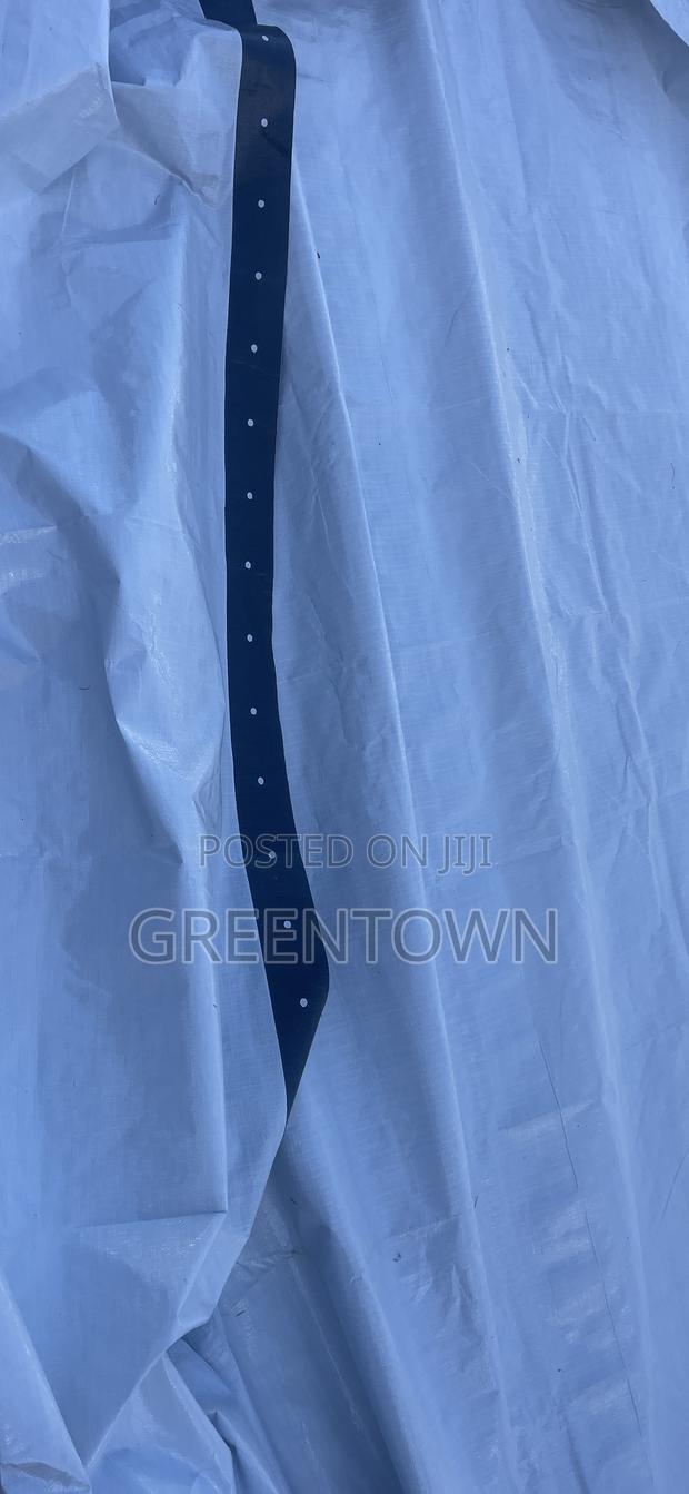 Heavy Tarpaulin (White Hdpe) Heavy Duty Hema. 4m by 6m of 5kg Each