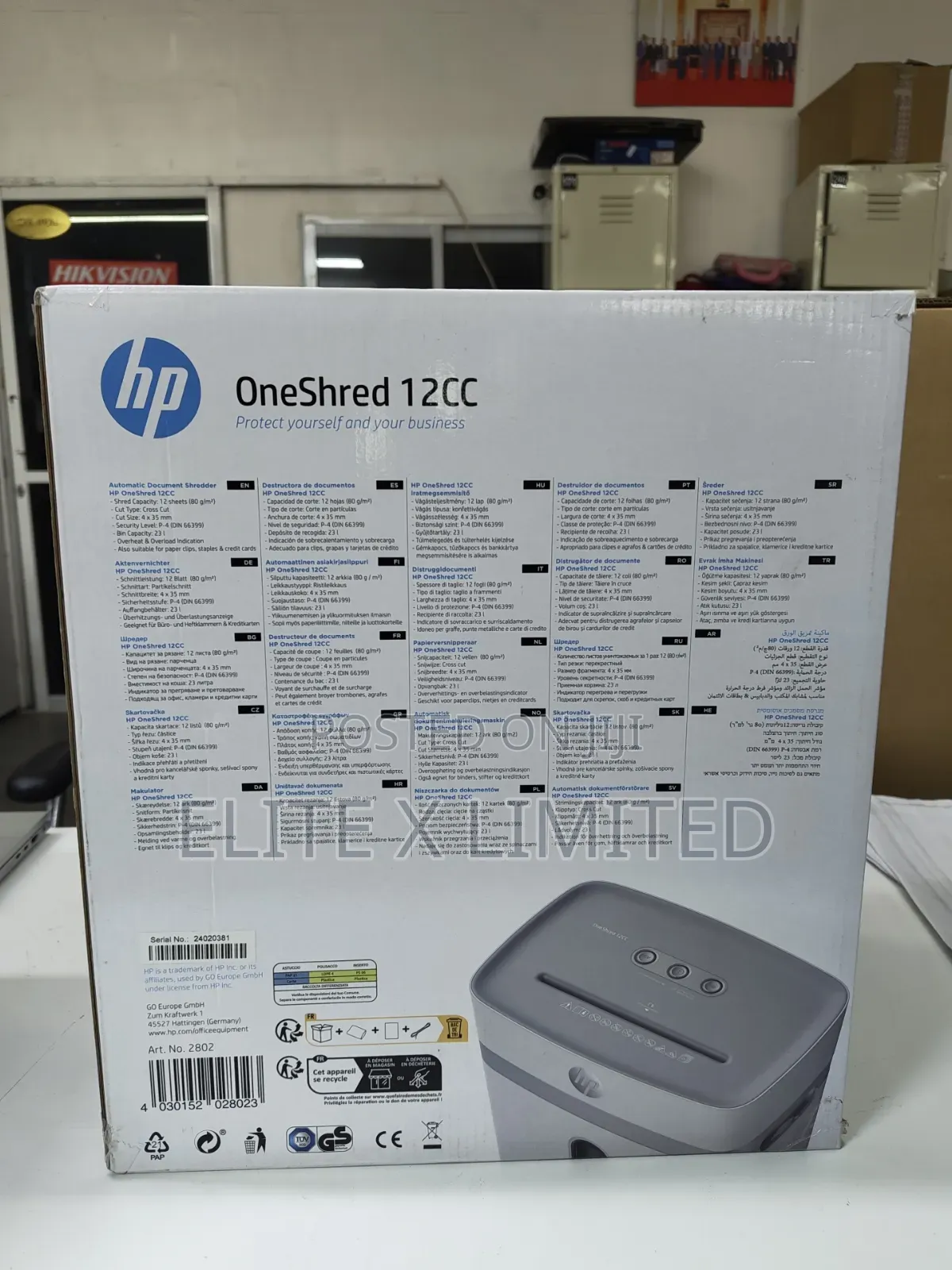 Hp One Shred 12cc