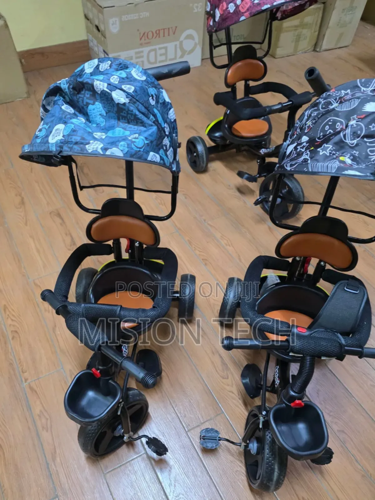 Kids Tricycle Bike With Canopy**(
