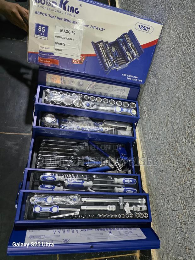 85pcs Mechanical Toolbox/ Goodking Tool Set With Metallic Box - main view