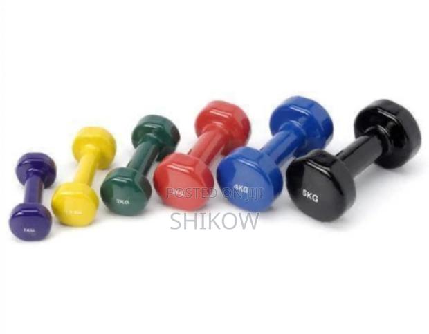 2kg Neoprene Coated Dumbbells – Comfortable Grip - main view