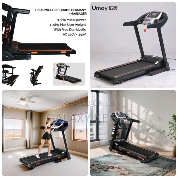 Auto Incline Treadmill With Massage Belt
