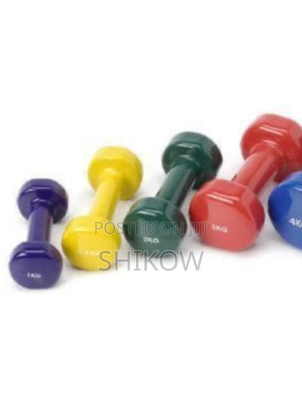 3 Kg Color-Coded Neoprene Coated Dumbbells