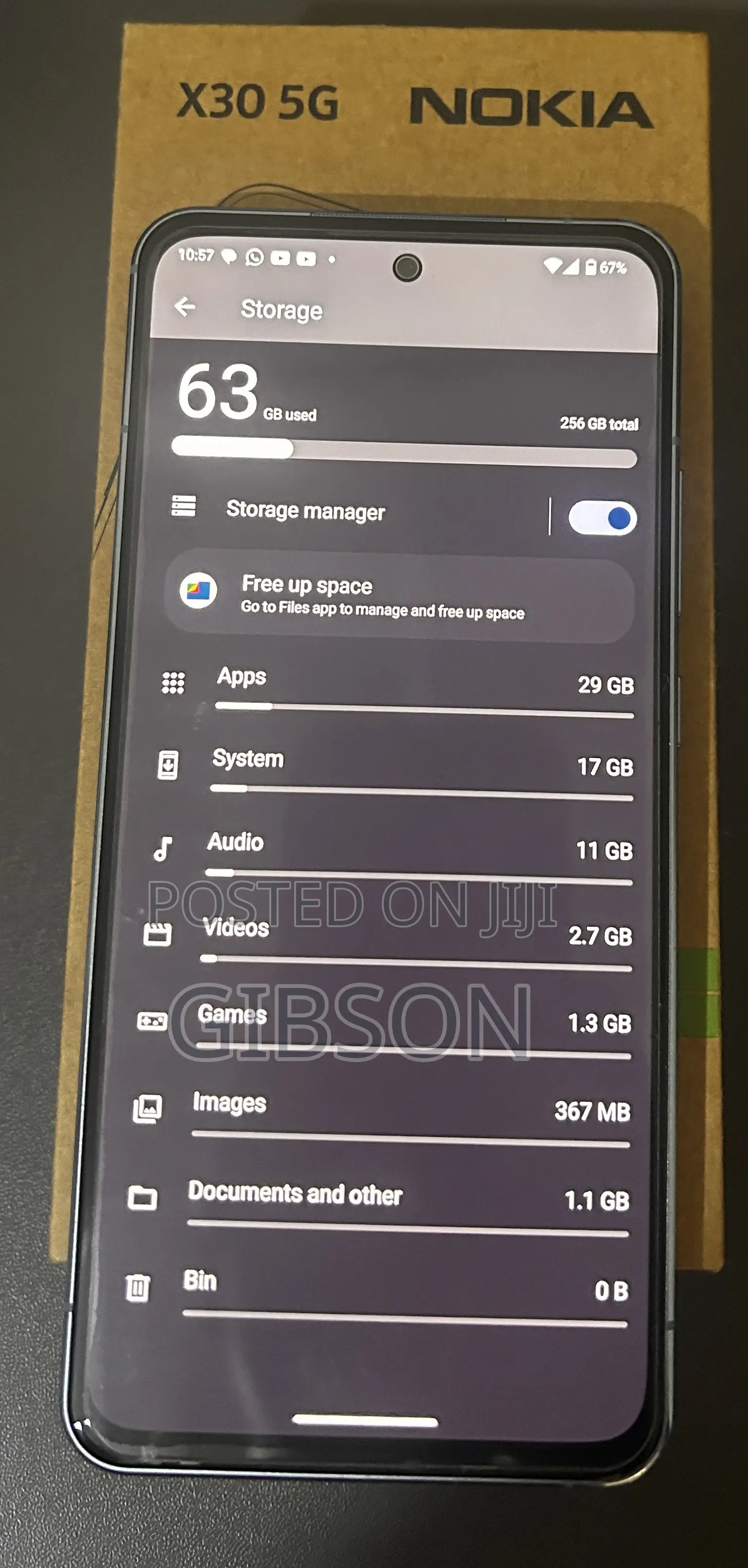New Nokia X30 256 GB Blue