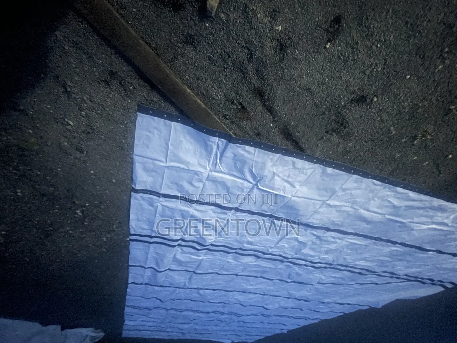 6m by 12 White Hdpe Tarpaulin – Uv Treated, Waterproof (13.8kg)