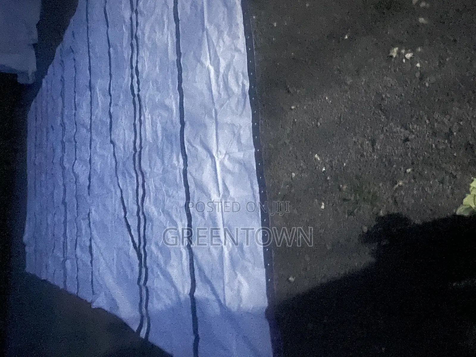 6m by 12 White Hdpe Tarpaulin – Uv Treated, Waterproof (13.8kg)