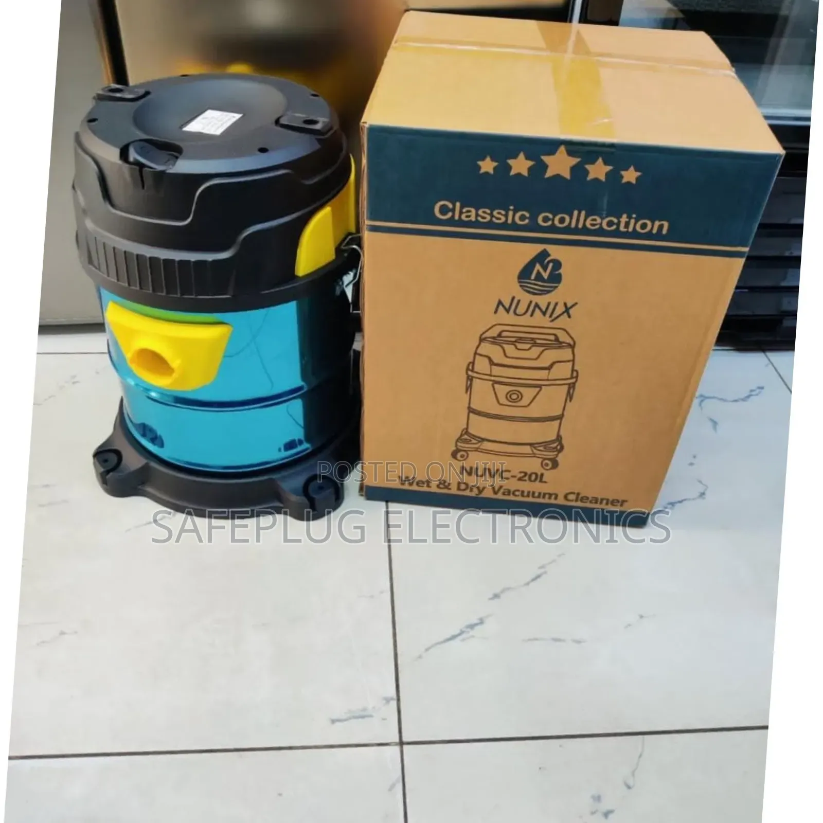 Nunix 20l Stainless Steel Wet Dry Vacuum Cleaner
A Heavy-Duty Vacuum